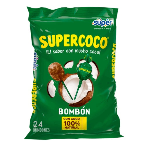 Supercoco candy Bonbon pck 24 Colombian candy super coco candy colombian food online dulce colombiano online
