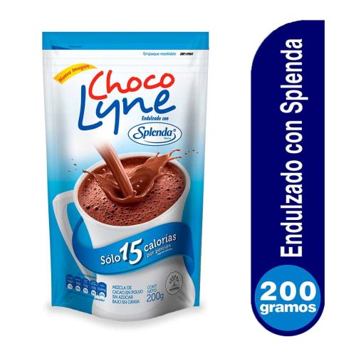 Chocolyne Light Cocoa Chocolate Chocolyne Splenda | Low in Fat | Delicious On-The-Go Treat | Chocolate Chocolyne Colombia Splenda