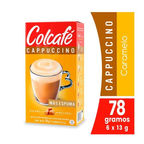 Colcafe Capuccino Caramelo Cafe 78g - 6 unid (1 pack)