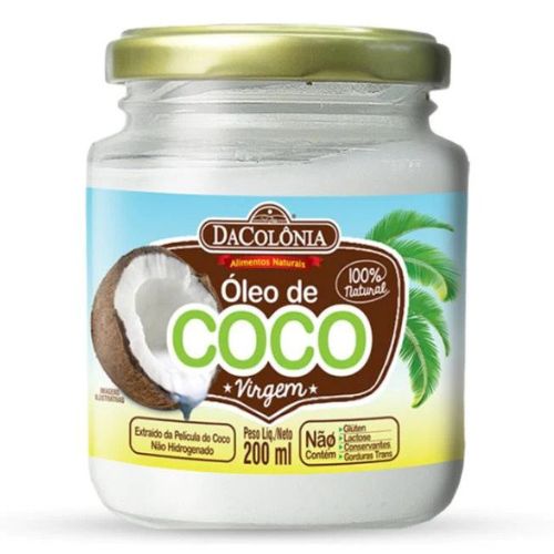 Óleo de Coco Virgem DaColônia 200ml - Virgin Coconut Oil DaColônia 200m