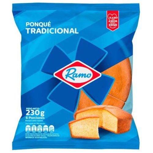 Ponque Ramo tradicional x 230gr food